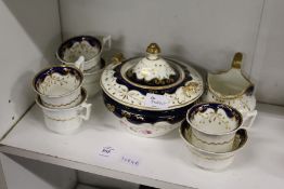 A small group of 19th century porcelain.
