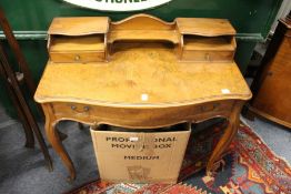 A French style walnut ladies' writing desk.