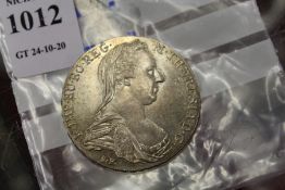 A Dutch silver thaler.