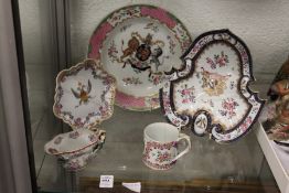 A small group of Samson of Paris armorial china.