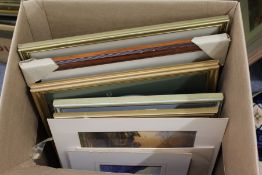 Various watercolours and prints.