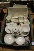 A quantity of Wedgwood Etruria china to include coffee pot, numerous cups and saucers etc.