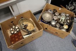 A quantity of plated wares.