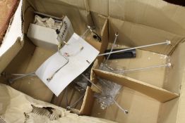 A modern light fitting.