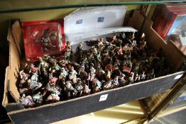 A large quantity of Del Prado cast metal military figures.