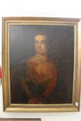 An early English school portrait oil on canvas.