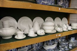 A comprehensive Wedgwood candlelight dinner service.
