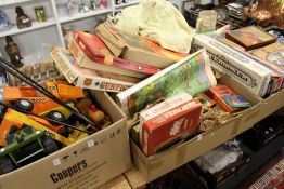 A large quantity of games, toys and puzzles.