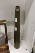 A Ross of London brass telescope.