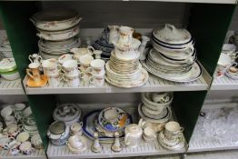 A quantity of part tea services, dinner ware and other decorative china.