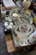 A quantity of Port Meirion Botanic Garden and similar china.