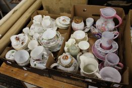 A quantity of decorative tea ware etc.