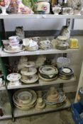 A large quantity of decorative and household china.