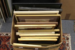 A quantity of paintings and prints.