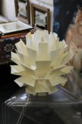 An artichoke light shade.