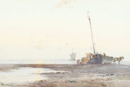 William Knox (1862-1925) British. 'Morning Sun', Watercolour, Signed, 12