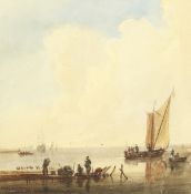 Thomas Shotter Boys (1803-1874) British. After the Painting by Simon de Vlieger in the Louvre,