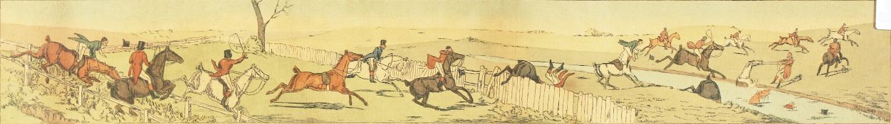 A collection of nine hunting and coaching prints published by S & L Fuller, Rathbone Place each 3.