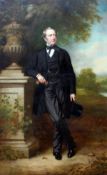 John Lindsay Lucas (1807-1874) British, a pair of portraits of William and Caroline Nevill, the
