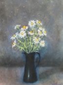 Richard Cartwright, born 1951, British, 'Bouquets of Chamomile', pastel, signed with label verso,