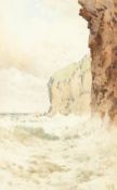 Arthur Sucker (1857-1902) British. A Coastal Landscape, Watercolour, Signed with Monogram, 9.5