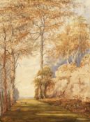 19th Century English School. Two Large Format Watercolours of Pastoral Scenes. 24