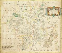 Robert Morden, 'A Map of Worcestershire', 14.5
