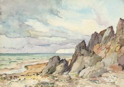 A Folio of Unframed Prints, Watercolours and Oils. (Quantity).