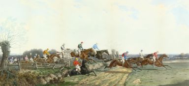 After Benjamin Herring (1830-1871) British. 'The Silks and Satins of the Turf' and 'The Silks and