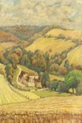 William Dreghorn (1908-2001) British, 'Trillgate Farm, Slad Valley, Painswick', a scene of farm