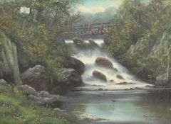 J. Fairfax (19th/20th century) British, 'On the Llugny' and 'Near Conway', A pair of Welsh river