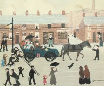 After Helen Bradley. 'Going Home', Signed in Pencil. 12