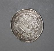 ISLAMIC SILVER COIN - ABBASID EMPIRE ( MEDIEVAL ISLAM ) TEMP AL - MANSUR ( AH 136 - 158 ), SILVER