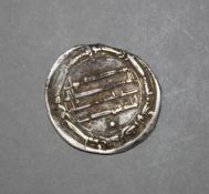 ISLAMIC SILVER COIN - ABBASID EMPIRE (MEDIEVAL ISLAM), TEMP. AL-MANSUR (AH 136-158), SILVER