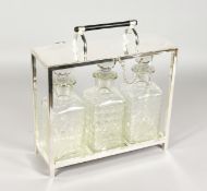 A SILVER PLATED TANTALUS.