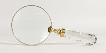 A MAGNIFYING GLASS.
