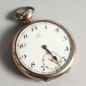 AN OMEGA POCKET WATCH.