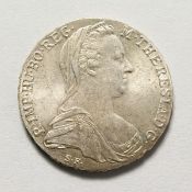 A 1780 M. THERESIA CROWN.