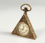 A MASONIC STYLE POCKET WATCH.