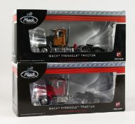 TWO FIRST GEAR MACK PINNACLE TRACTORS 1-34 SCALE (2). RRP £50 EACH.