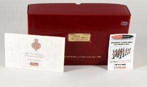 W. BRITAIN GRENADIER GUARDS BAND SET, No. 445 of 500, with certificate, in original box.