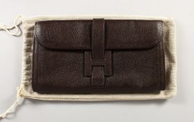 A HERMES JIGE BAG, with Hermes dust bag, papers and box.