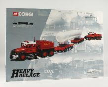 A CORGI LIMITED EDITION SCAMMELL TRACTOR AND TRAILER SET. RRP £75