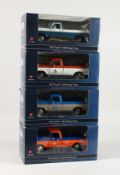 FIRST GEAR SET OF FOUR PICK-UP TRUCKS 1-25 SCALE (4). RRP £40 EACH.