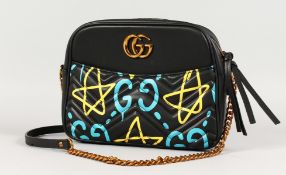 A GUCCI GHOST SHOULDER BAG with code number, GUCCI dust bag, box and docs.