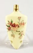 A SMALL ROYAL WORCESTER SCENT FLASK. 3.5ins long.