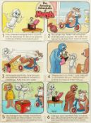 BILL MEVIN (1922-2019) WATERCOLOUR, SCOOTER, SIX SCENES. 15.5ins x 10.5ins.