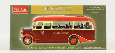 A SUN STAR BEDFORD 1947 COACH 1-24 SCALE. RRP £150.
