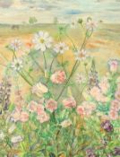 Maurice Bouillot (1869-1985) French, A study of wildflowers with stems depicting the star of