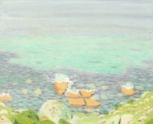 Robert Morson Hughes (1873-1953) British, 'Low Tide', oil on board, signed, 13